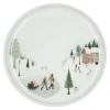 Vinter tallerken flat rett kant15,5 cm Ildfast porselen hvit