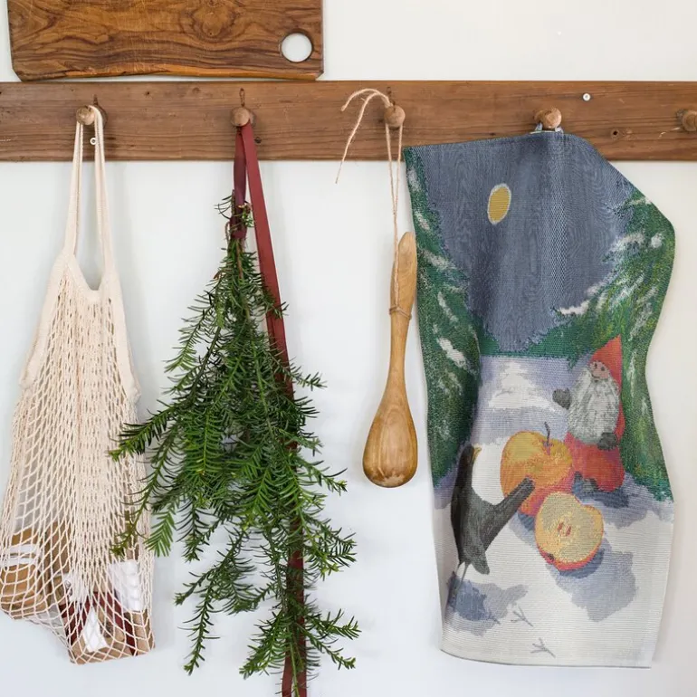 Vinteräpple håndkle 35x50 cm