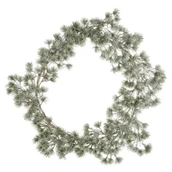 Vintia krans 55x10 cm grønn/hvit