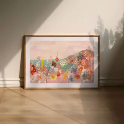 Violets Print House poster 30x40 cm flowerscape