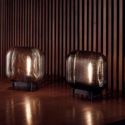 Virva lampe 25x25,5 cm mørk grå