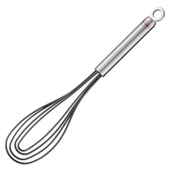 Visp flat 27 cm stål/silikon
