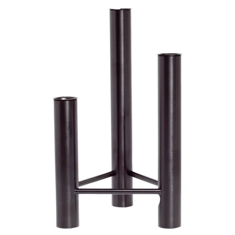 Vista vase/lysestake svart