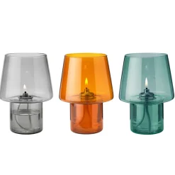 VIVA hurricane lyslykt amber