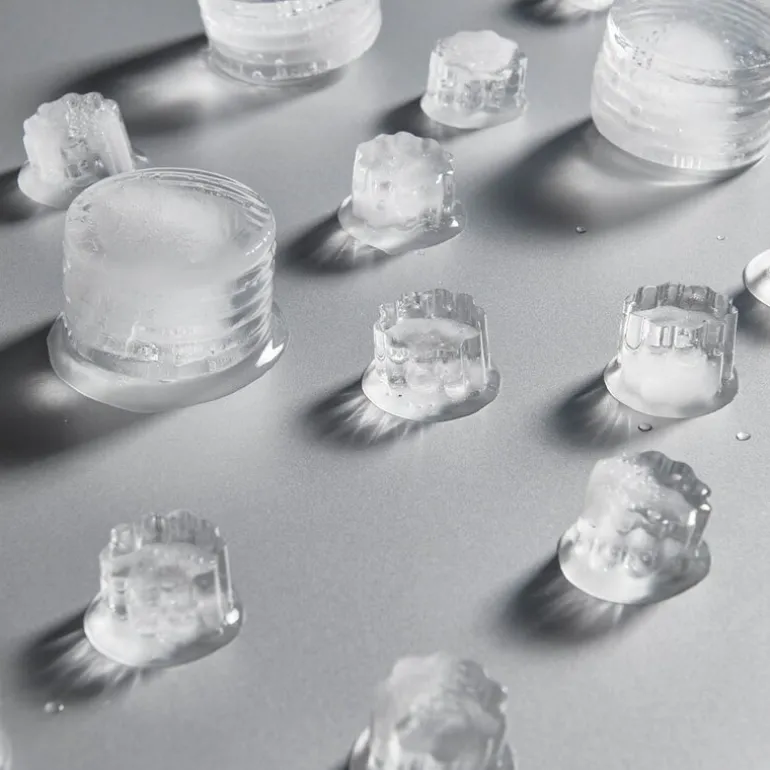 Viva isbitform 13 cl 4 stk havblå