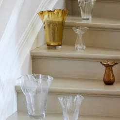 Viva svibelvase mini 14 cm amber