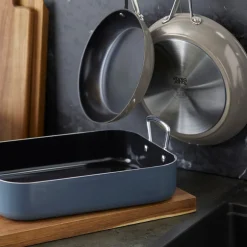 Vivian stekepanne 28 cm aluminium beige