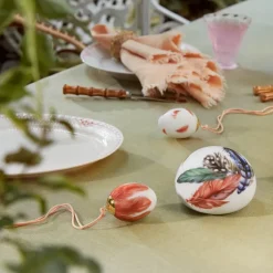 Vårkolleksjon påskeegg 2025 store rødstjertfjær