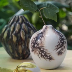 Vårkolleksjon vase 2025 perlehøne 13 cm