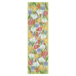 Vårtulipaner løper 35x120 cm