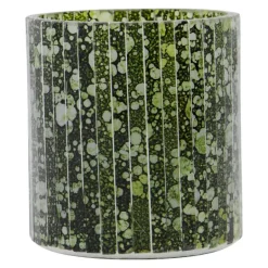 Waan lysholder 8 cm grønn