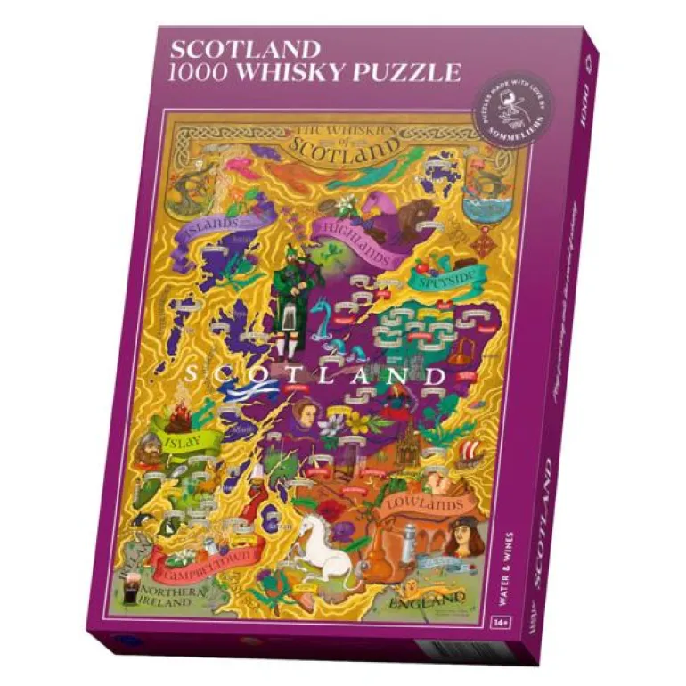 Whiskypuslespill Skottland