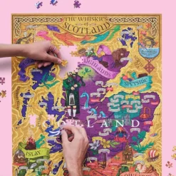 Whiskypuslespill Skottland