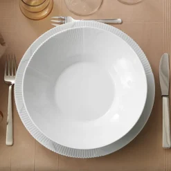 White Elements tallerken flat 28 cm