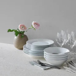 White Elements tallerken flat 28 cm