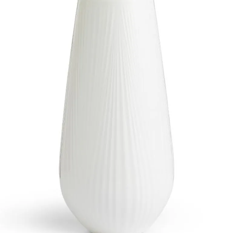 White Folia vase 30 cm