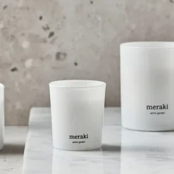 White Garden duftlys 7x6 cm hvit