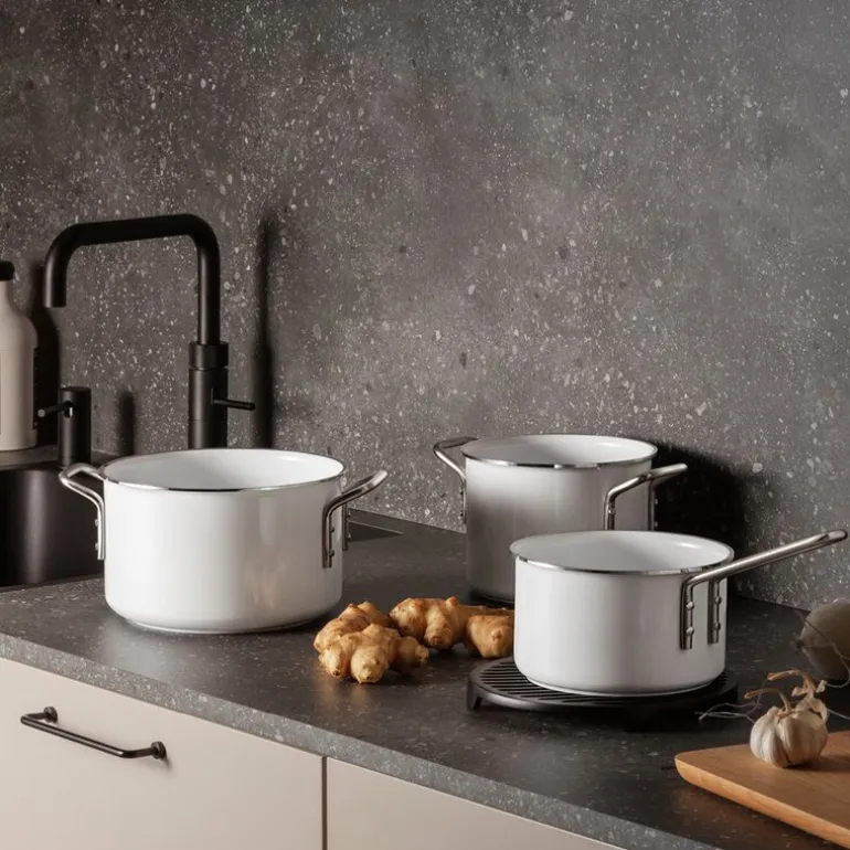 White Line gryte 3,8L keramisk Slip-Let® belegg