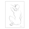 Wild Apple poster 30x40 cm nude sketch i
