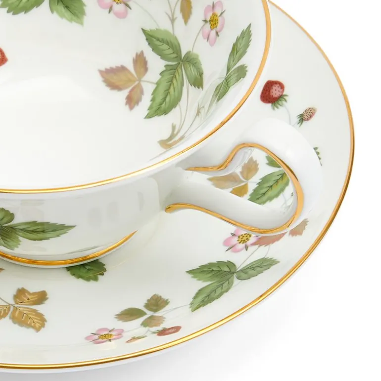 Wild Strawberry tekopp & asjett peony