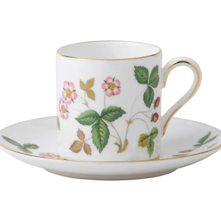 Wild Strawberry kaffekopp & asjett