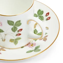 Wild Strawberry kaffekopp & asjett