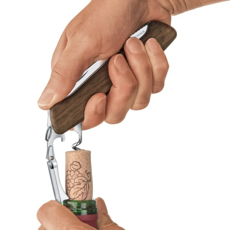 Wine master lommekniv 6 funksjoner brun