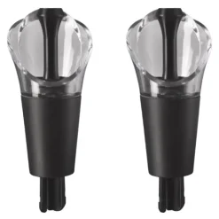 Wine Server Stopper 2 stk svart