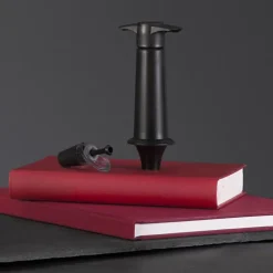 Wine Server Stopper 2 stk svart