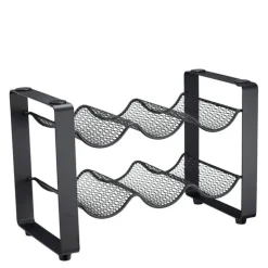 WineNest vinstativ 6 flasker svart