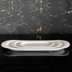 Wing serveringafat 3 deler hvit