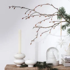 Winter Glow lysestake smultring 9x5,5cm