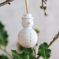 Winter Glow snømann 8 cm