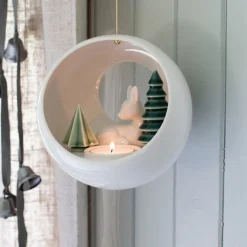 Winter Stories telysholder hengende fawn hjortekalv