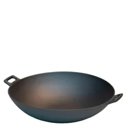 Wokpanne 37 cm støpejern