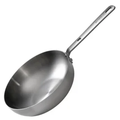 Wokpanne i stål 28 cm