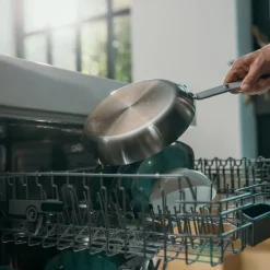 Wokpanne i stål 28 cm