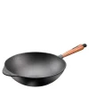 Wokpanne støpejern 32 cm