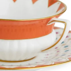 Wonderlust tekopp & asjett peony diamond