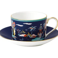 Wonderlust tekopp & asjett blue pagoda