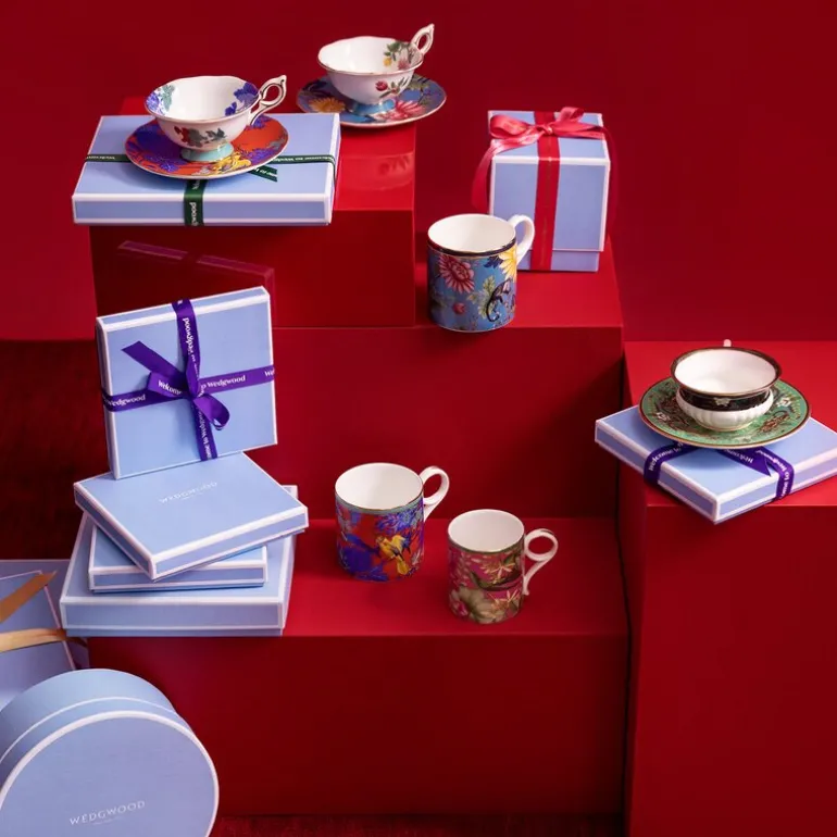 Wonderlust tekopp & asjett sapphire garden