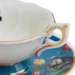 Wonderlust tekopp & asjett sapphire garden