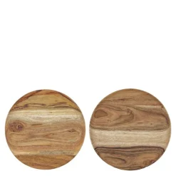 Wood brett 17,5 cm 2 stk akasie