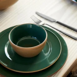 Wood frokosttallerken 22 cm wood/forest