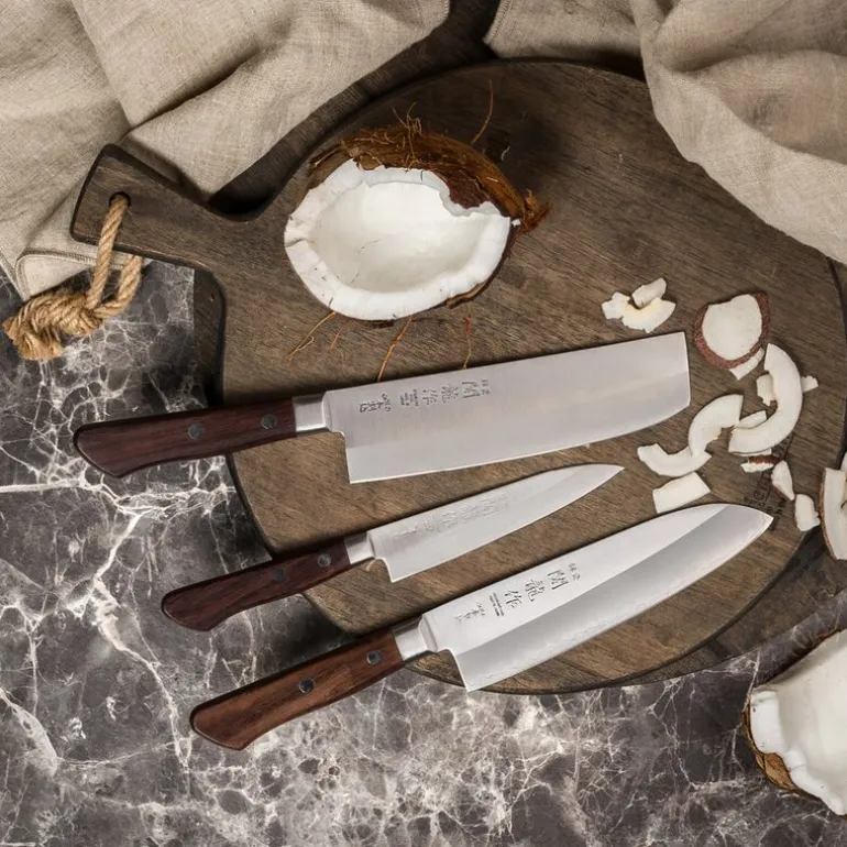 Wood grønnsakskniv 12 cm sølv