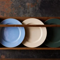 Wood middagstallerken 27 cm wood/sand