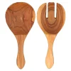 Wood salatbestikk 20 cm 2 deler oliventre