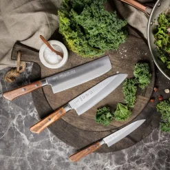 Wood santokukniv 16,5 cm sølv