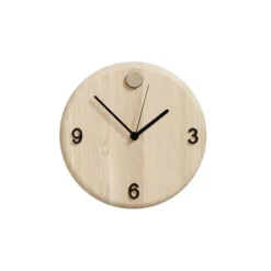 Wood time klokke natur