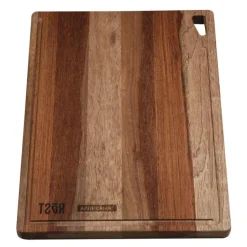 Wooden board skjære- og serveringsfjøl 40x28 cm brun